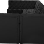 Tuft 186" Velvet Upholstered 8pc. Modular Sectional