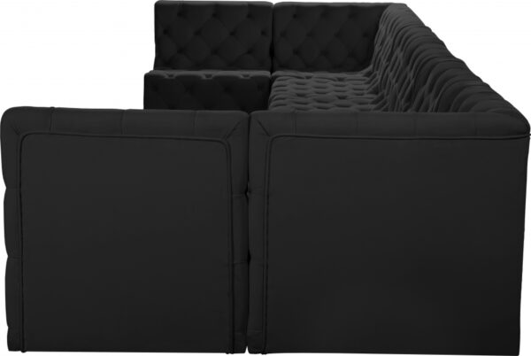 Tuft 186" Velvet Upholstered 8pc. Modular Sectional