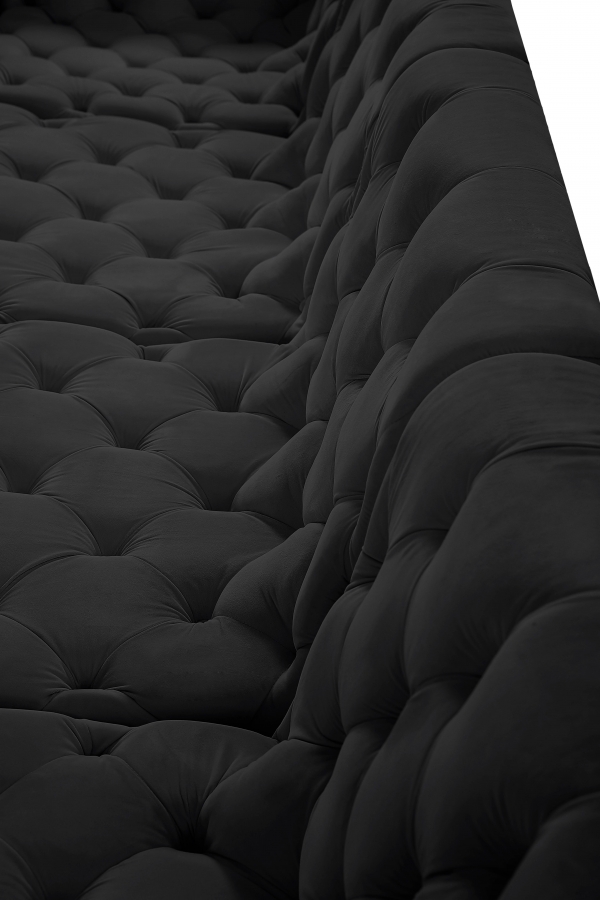 Tuft 186" Velvet Upholstered 8pc. Modular Sectional