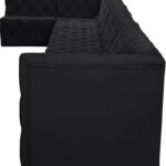 Tuft 215" Velvet Upholstered 8pc. Modular Sectional