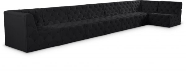 Tuft 215" Velvet Upholstered 8pc. Modular Sectional