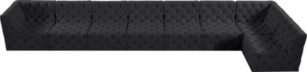 Tuft 215" Velvet Upholstered 8pc. Modular Sectional