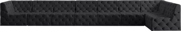 Tuft 215" Velvet Upholstered 8pc. Modular Sectional