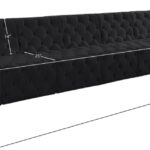 Tuft 215" Velvet Upholstered 8pc. Modular Sectional