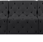 Tuft 215" Velvet Upholstered 9pc. Modular Sectional