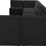 Tuft 215" Velvet Upholstered 9pc. Modular Sectional