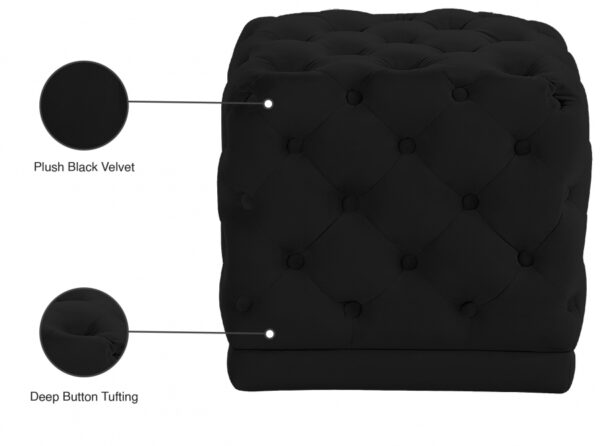 Stella Velvet Upholstered Stool