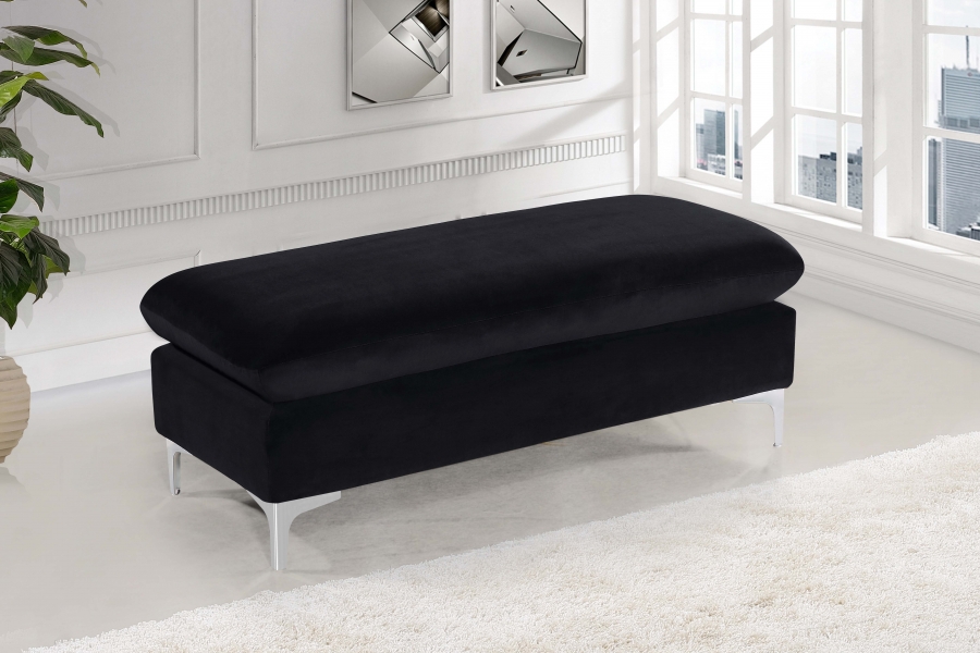 Naomi Velvet Upholstered Bench