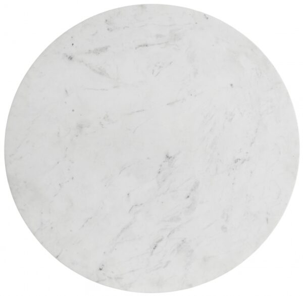 Emery 48" Marble Top And Steel Base Dining Table
