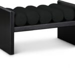 Waverly Boucle Fabric Upholstered Bench