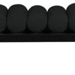 Waverly Boucle Fabric Upholstered Bench