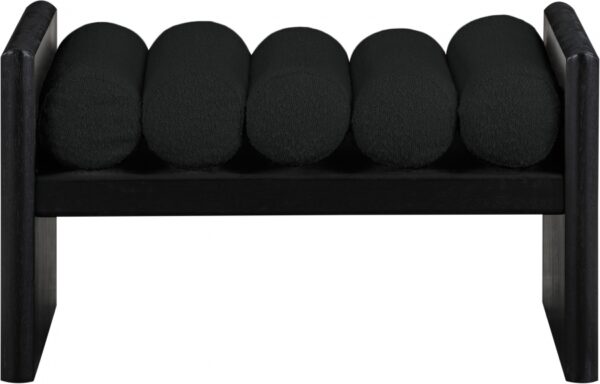 Waverly Boucle Fabric Upholstered Bench
