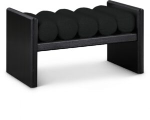 Waverly Boucle Fabric Upholstered Bench