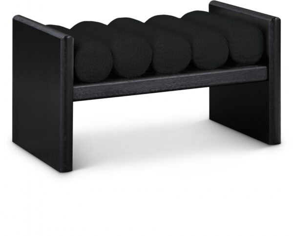 Waverly Boucle Fabric Upholstered Bench