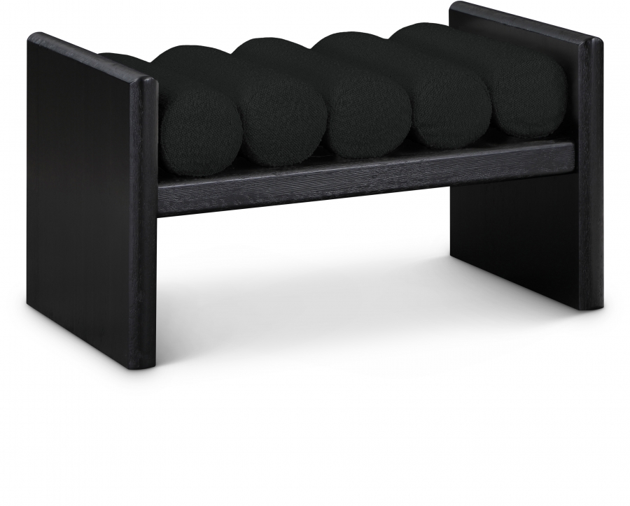 Waverly Boucle Fabric Upholstered Bench