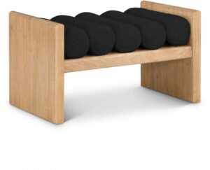 Waverly Boucle Fabric Upholstered Bench