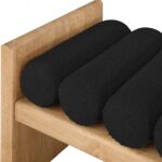 Waverly Boucle Fabric Upholstered Bench