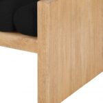 Waverly Boucle Fabric Upholstered Bench