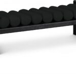 Waverly Boucle Fabric Upholstered Bench