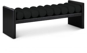 Waverly Boucle Fabric Upholstered Bench