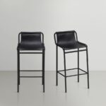 Dax Vegan Leather Upholstered Counter Stool