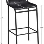 Dax Vegan Leather Upholstered Counter Stool