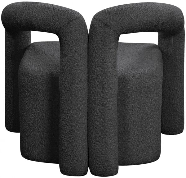 Otto Boucle Fabric Upholstered Accent Chair