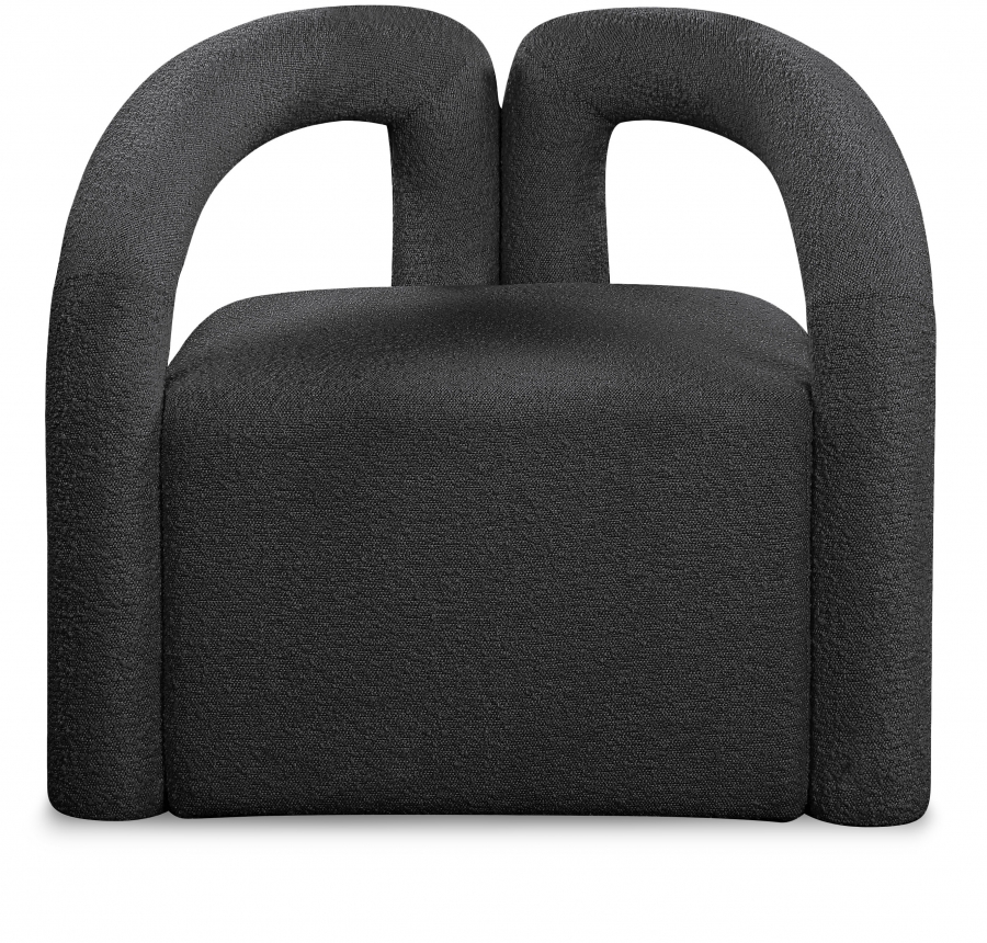 Otto Boucle Fabric Upholstered Accent Chair