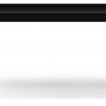 Bethany 94.5" Lacquer Top And Acrylic Base Dining Table