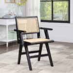 Preston Solid Wood And Natrual Cane Dining Side Chair