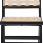 Preston Solid Wood And Natrual Cane Dining Side Chair