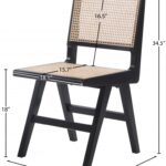 Preston Solid Wood And Natrual Cane Dining Side Chair