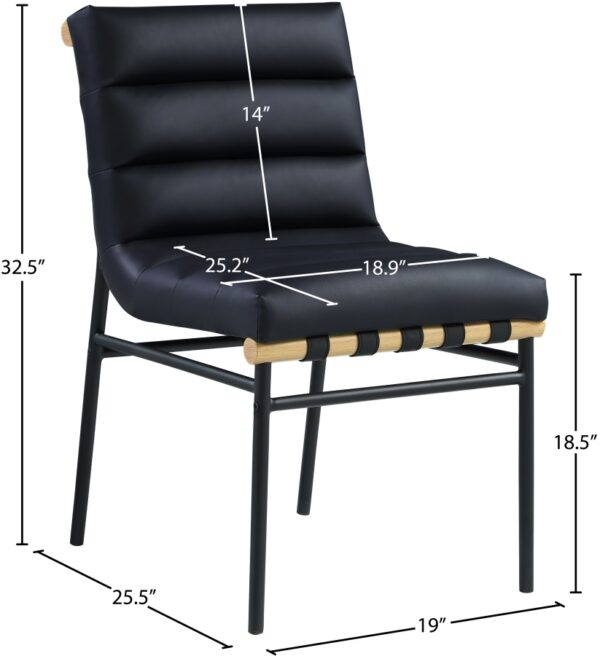 Burke Vegan Leather Upholstered Dining Chair