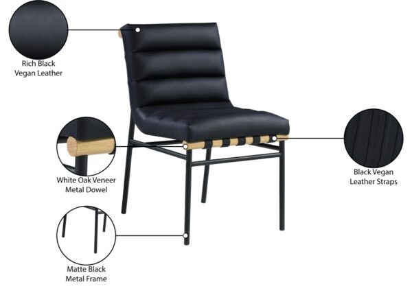 Burke Vegan Leather Upholstered Dining Chair