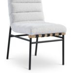 Burke Boucle Fabric Upholstered Dining Chair