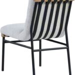 Burke Boucle Fabric Upholstered Dining Chair