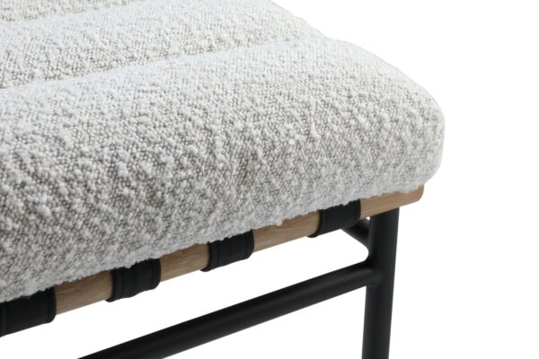 Burke Boucle Fabric Upholstered Dining Chair