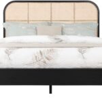 Siena Ash Wood And Natural Cane Bed