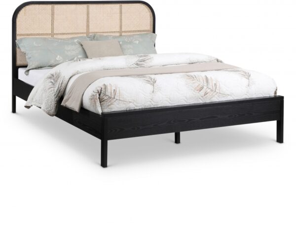 Siena Ash Wood And Natural Cane Bed