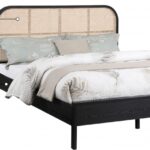 Siena Ash Wood And Natural Cane Bed