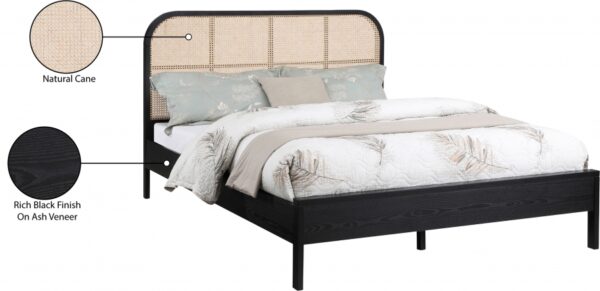 Siena Ash Wood And Natural Cane Bed