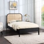 Siena Ash Wood And Natural Cane Bed