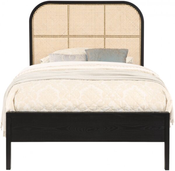 Siena Ash Wood And Natural Cane Bed