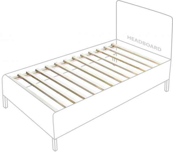 Siena Ash Wood And Natural Cane Bed