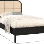 Siena Ash Wood And Natural Cane Bed