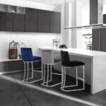Heidi Velvet Upholstered Counter Stool