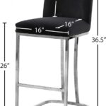 Heidi Velvet Upholstered Counter Stool