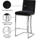 Heidi Velvet Upholstered Counter Stool