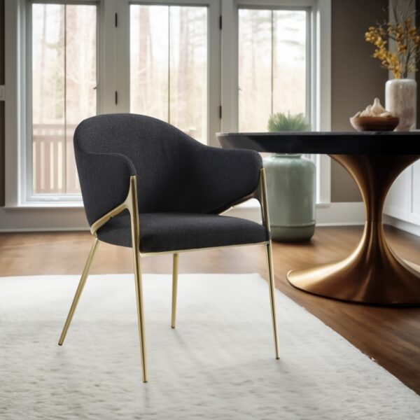 Nial Boucle Fabric Upholstered Dining Chair