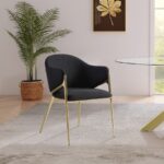 Nial Boucle Fabric Upholstered Dining Chair
